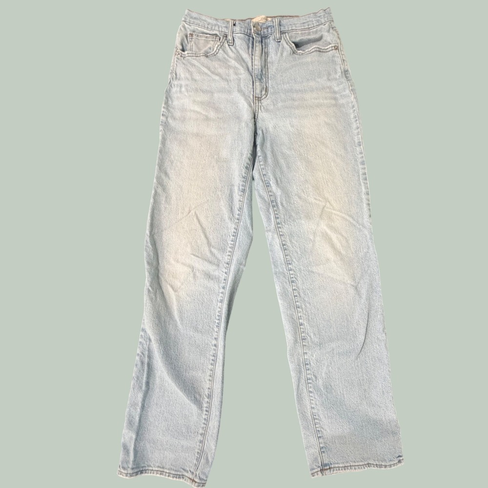 Universal Thread Womens High Rise 90s Straight Leg Jeans Light Wash Blue 8R